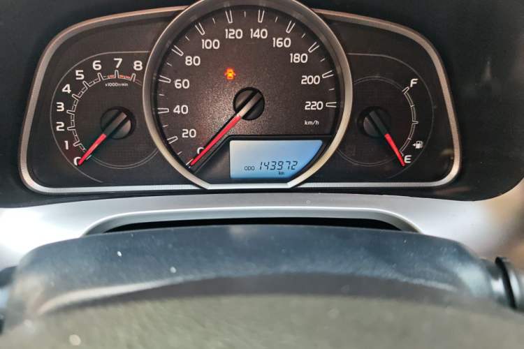 Used Toyota RAV4 2015 2.0L CVT Two-Wheel Drive Fashion Edition Odometer Close Up