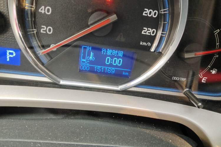 Used Toyota RAV4 2015 2.0L CVT Four-Wheel Drive New Edition Odometer Close Up