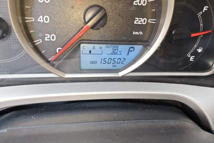 Used Toyota RAV4 2015 2.0L CVT Two-Wheel Drive Fashion Edition Odometer Close Up