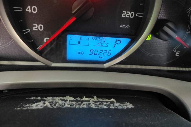 Used Toyota RAV4 2015 2.5L Automatic 4x4 Elite Edition Odometer Close Up