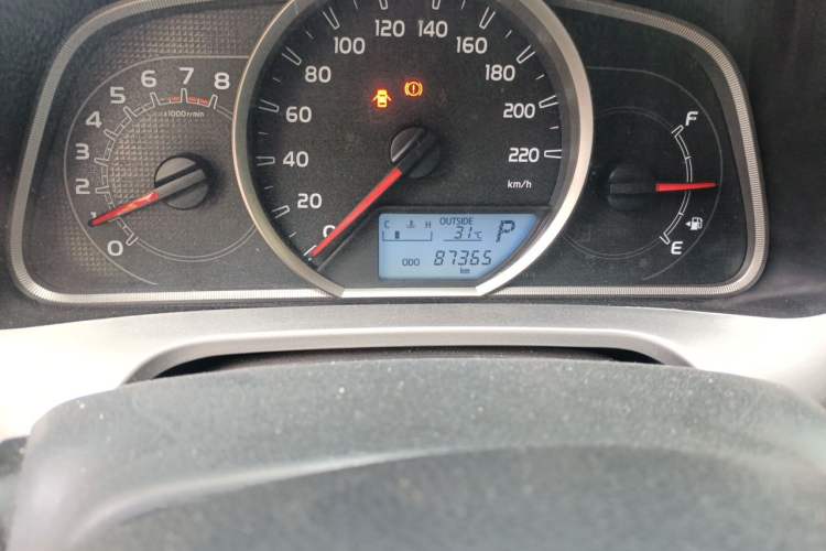 Used Toyota RAV4 2015 2.0L CVT Two-Wheel Drive Fashion Edition Odometer Close Up