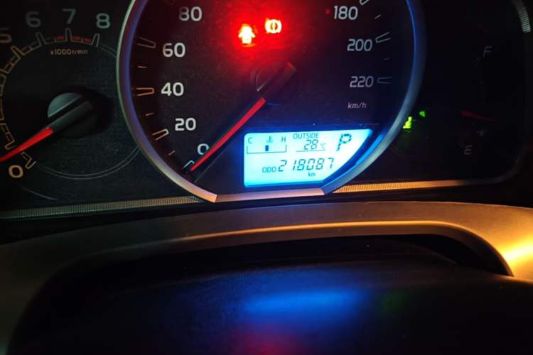 Used Toyota RAV4 2015 2.0L CVT Two-Wheel Drive Fashion Edition Odometer Close Up