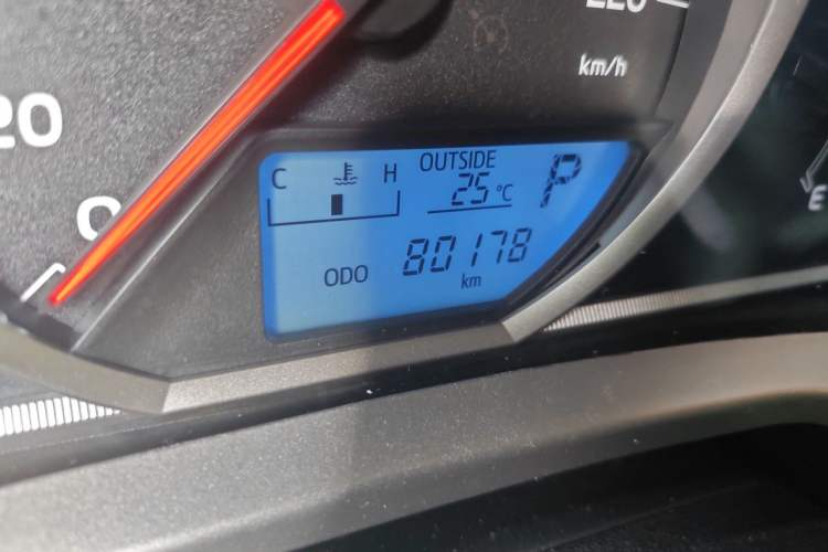 Used Toyota RAV4 2015 2.5L Automatic 4x4 Elite Edition Odometer Close Up