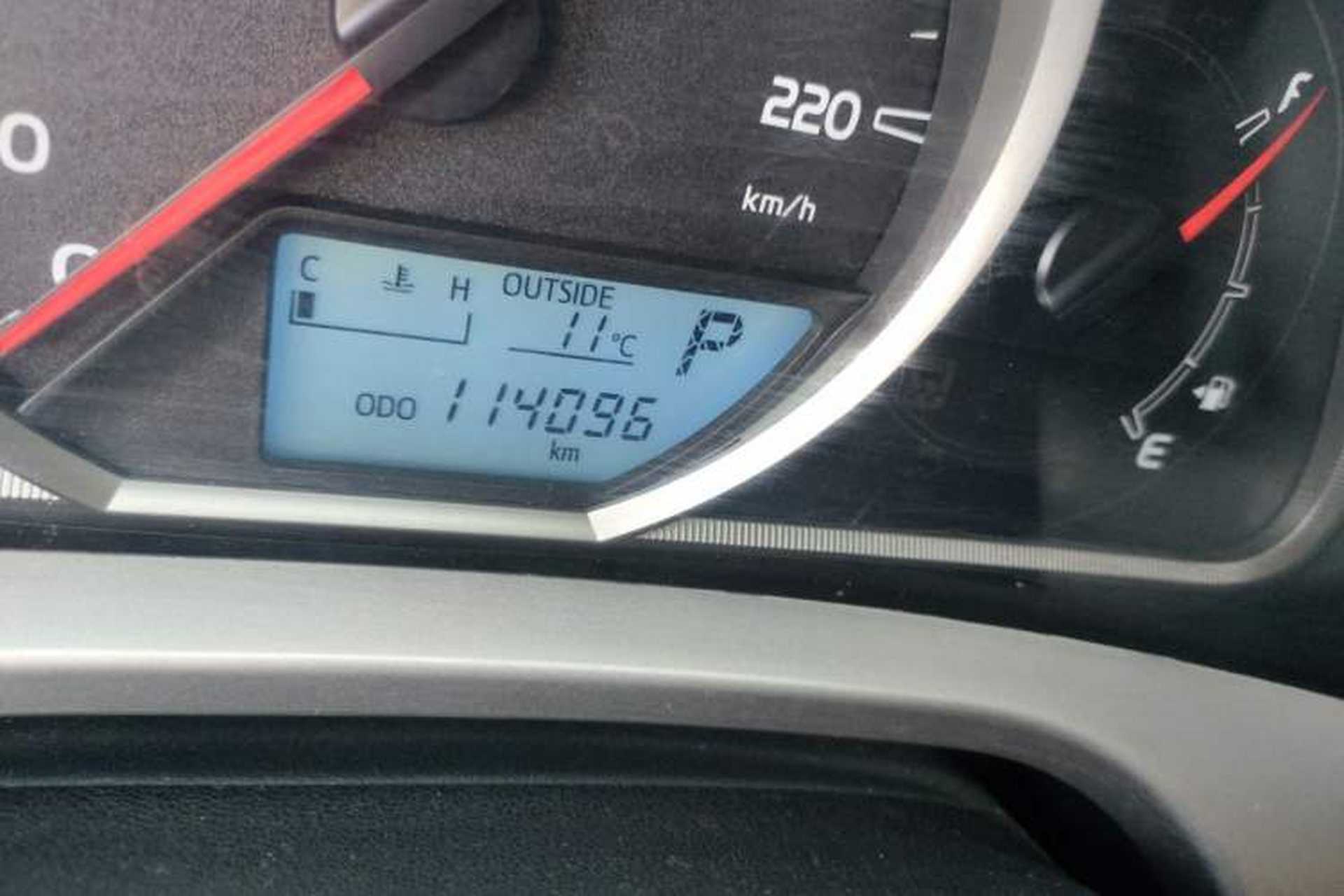 Used Toyota RAV4 2015 2.5L Automatic 4x4 Elite Edition Odometer Close Up