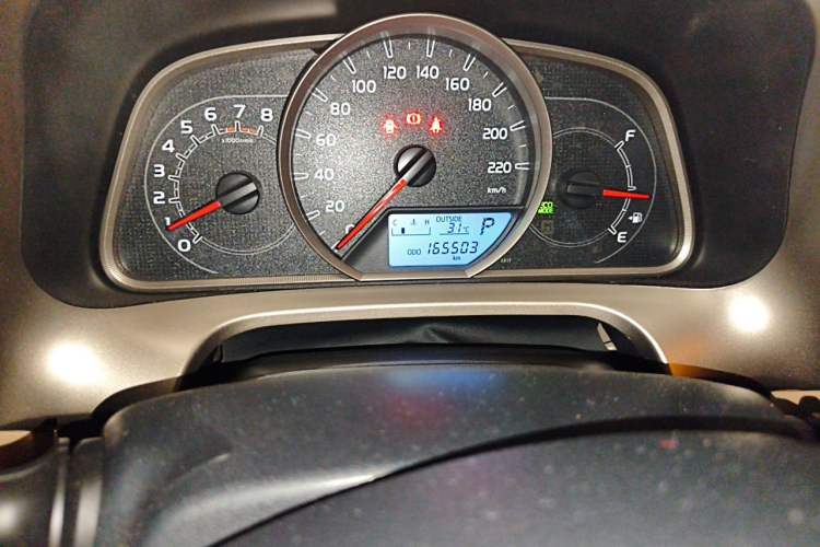 Used Toyota RAV4 2015 2.0L CVT Two-Wheel Drive Urban Edition Odometer Close Up