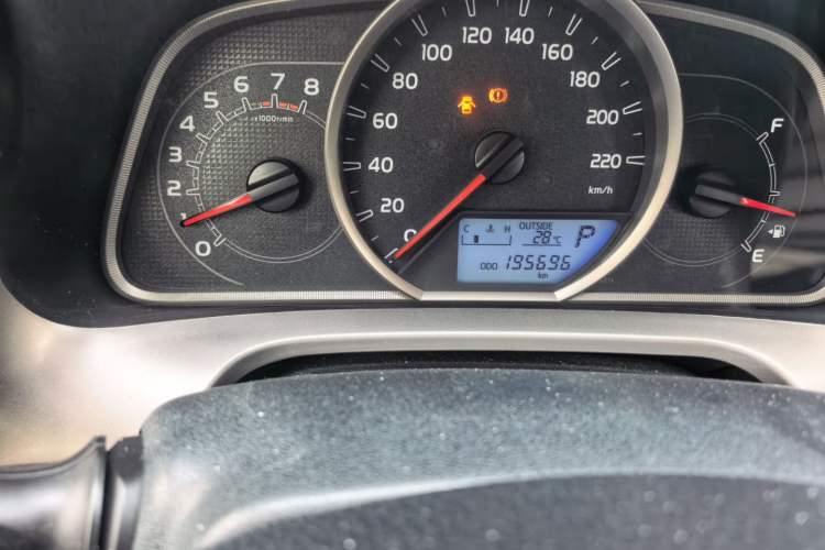 Used Toyota RAV4 2015 2.0L CVT Two-Wheel Drive Fashion Edition Odometer Close Up