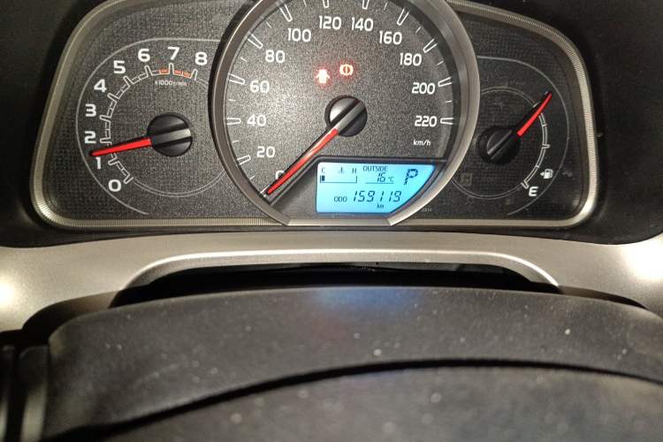 Used Toyota RAV4 2015 2.0L CVT Two-Wheel Drive Fashion Edition Odometer Close Up
