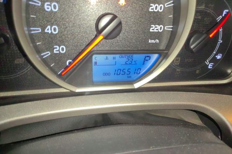 Used Toyota RAV4 2015 2.5L Automatic 4x4 Elite Edition Odometer Close Up