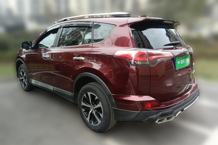 Used Toyota RAV4 2016 2.0L CVT Two-Wheel Drive Fashion Edition China V Standard Rear Left 45 Deg