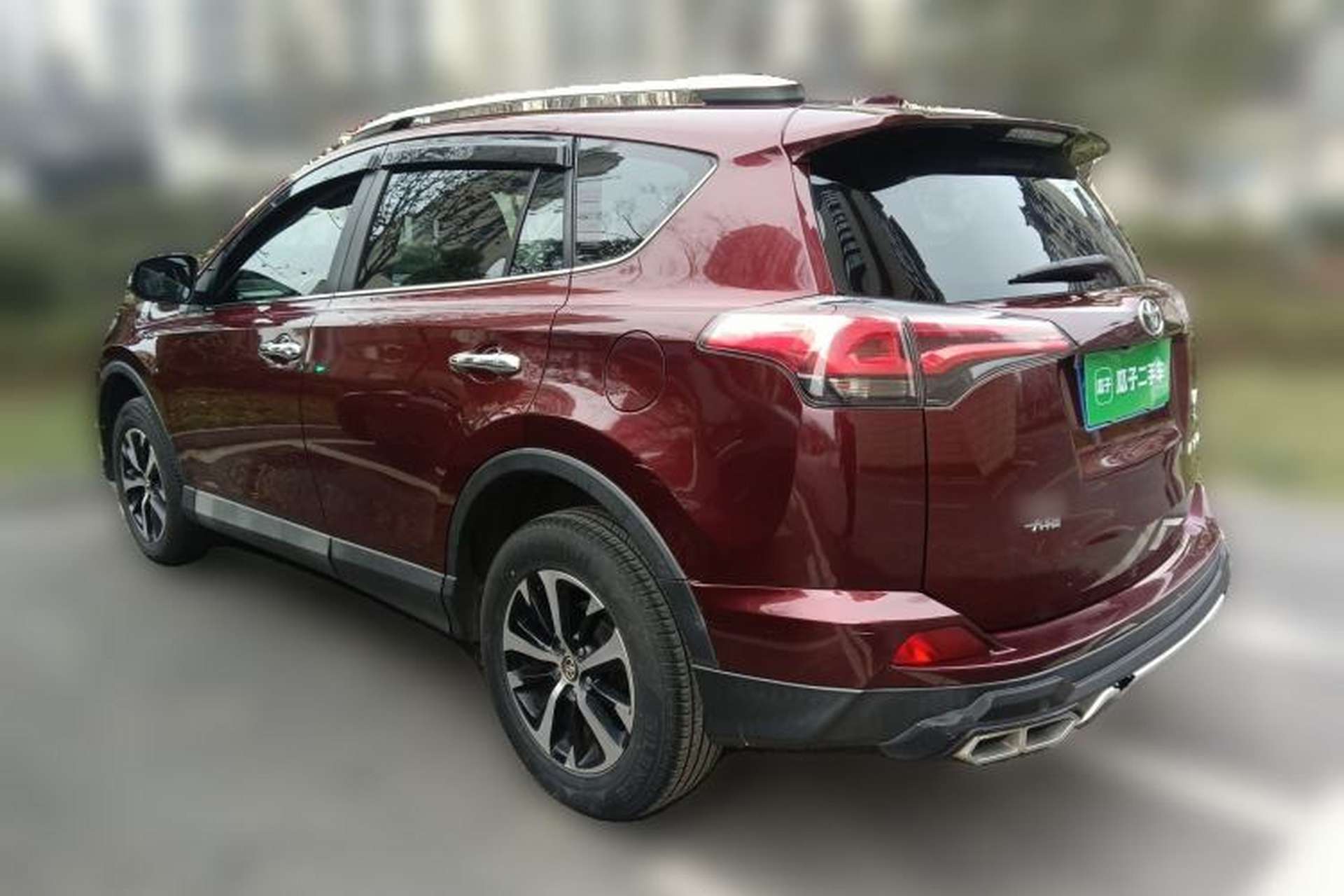 Used Toyota RAV4 2016 2.0L CVT Two-Wheel Drive Fashion Edition China V Standard Rear Left 45 Deg