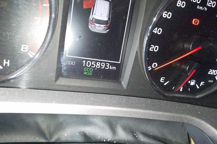 Used Toyota RAV4 2018 2.0L CVT Two-Wheel Drive Fashion X Edition Odometer Close Up