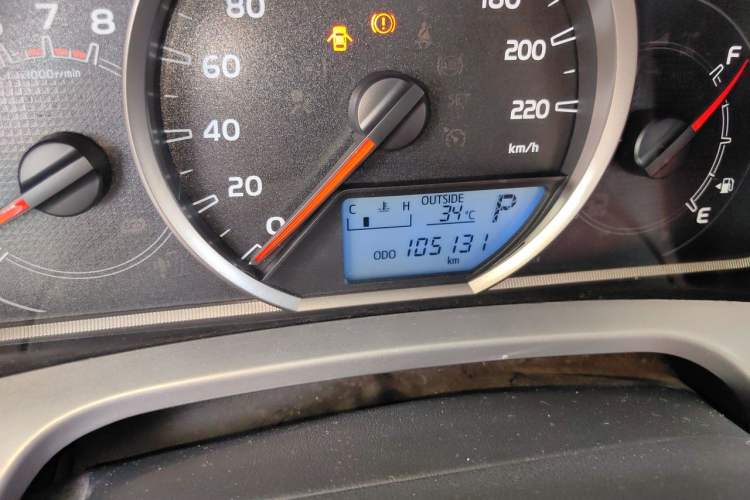 Used Toyota RAV4 2019 2.0L CVT Two-Wheel Drive Pioneer Edition China V Standard Odometer Close Up