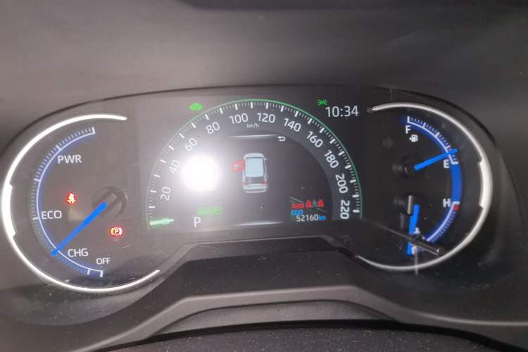 Used Toyota RAV4 2020 Dual-Engine 2.5L E-CVT Two-Wheel Drive Elite Edition Instrument Cluster
