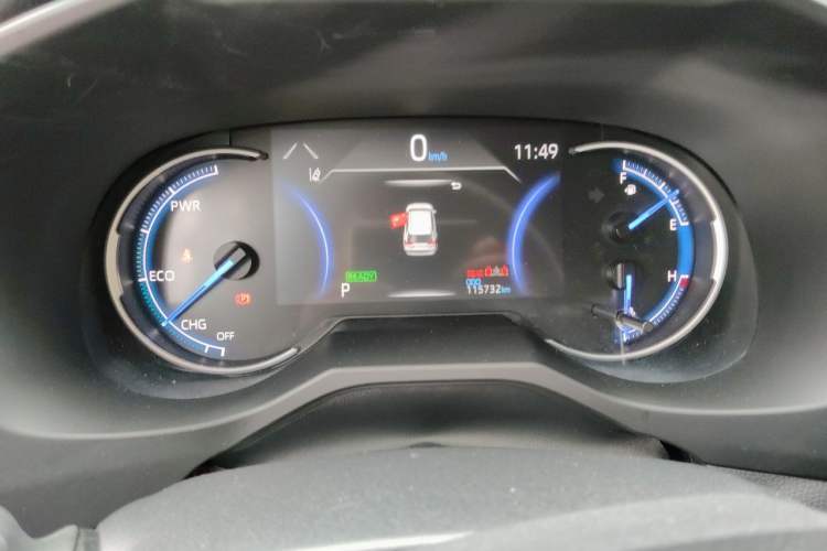 Used Toyota RAV4 2020 Dual-Engine 2.5L E-CVT Two-Wheel Drive Elite Edition Instrument Cluster