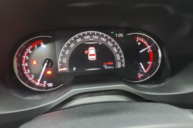 Used Toyota RAV4 2020 2.0L CVT Two-Wheel Drive Fashion Edition Odometer Close Up