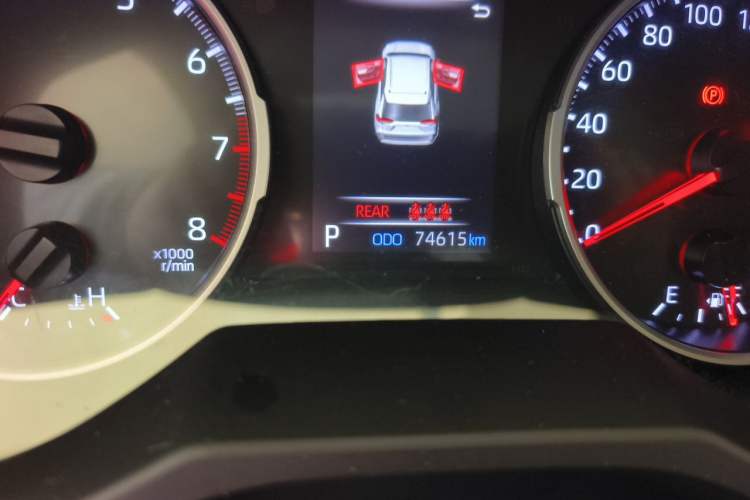 Used Toyota RAV4 2020 2.0L CVT Two-Wheel Drive Urban Edition Odometer Close Up