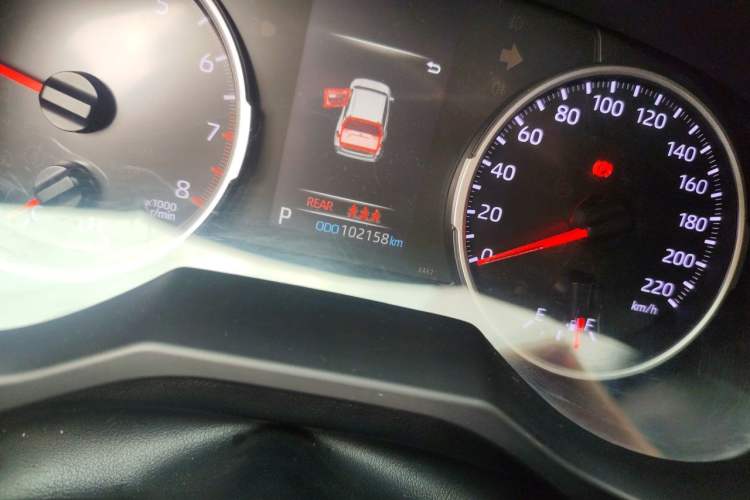 Used Toyota RAV4 2020 2.0L CVT Two-Wheel Drive Urban Edition Odometer Close Up