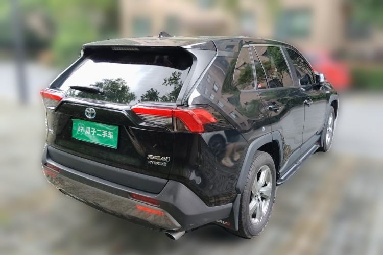 Used Toyota RAV4 2020 Dual-Engine 2.5L E-CVT Two-Wheel Drive Elite Edition Rear Right 45 Deg