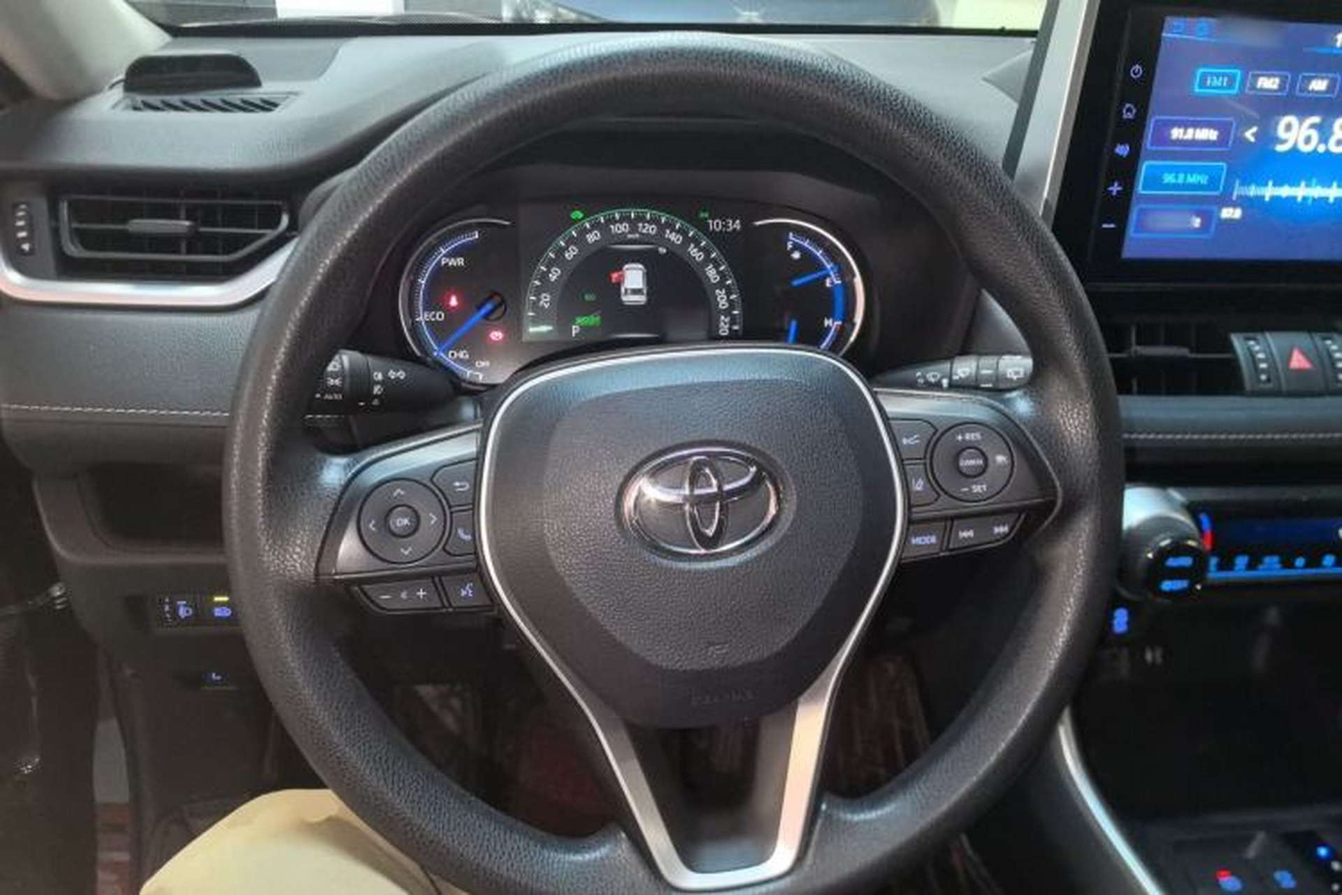 Used Toyota RAV4 2020 Dual-Engine 2.5L E-CVT Two-Wheel Drive Elite Edition Steering Wheel