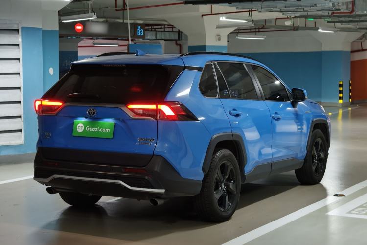 Used Toyota RAV4 2020 Dual-Motor 2.5L E-CVT Four-Wheel Drive Flagship Edition Rear Right 45 Deg