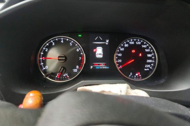Used Toyota RAV4 2020 2.0L CVT Two-Wheel Drive Urban Edition Odometer Close Up
