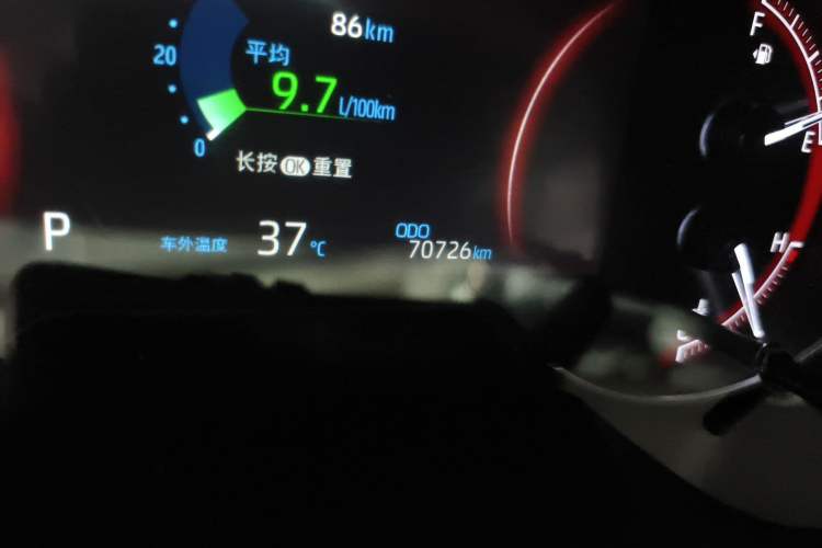 Used Toyota RAV4 2020 2.0L CVT 4x4 Trend Edition Odometer Close Up