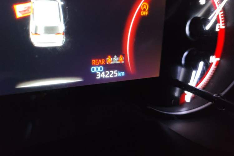 Used Toyota RAV4 2020 2.0L CVT Four-Wheel Drive Prestige Edition Odometer Close Up