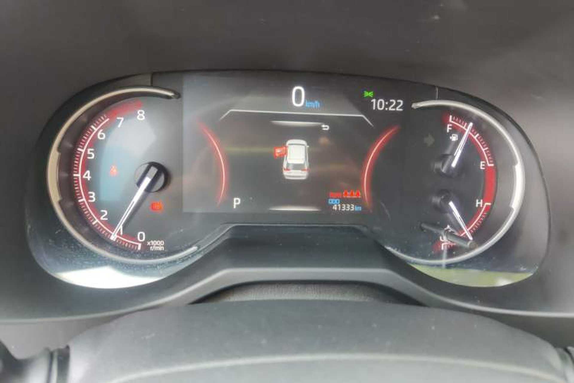 Used Toyota RAV4 2020 2.0L CVT Two-Wheel Drive Prestige Edition Odometer Close Up