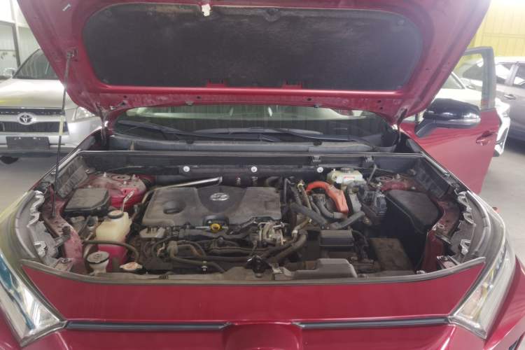 Used Toyota RAV4 2020 Dual-Motor 2.5L E-CVT Four-Wheel Drive Flagship Edition Engine Bay