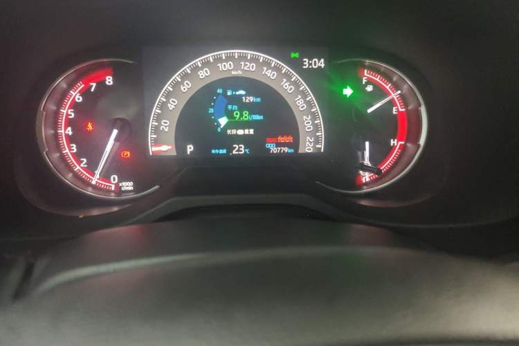 Used Toyota RAV4 2020 2.0L CVT Two-Wheel Drive Fashion PLUS Edition Odometer Close Up