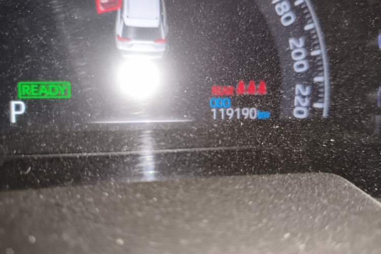 Used Toyota RAV4 2020 Dual-Engine 2.5L E-CVT Two-Wheel Drive Elite Edition Odometer Close Up