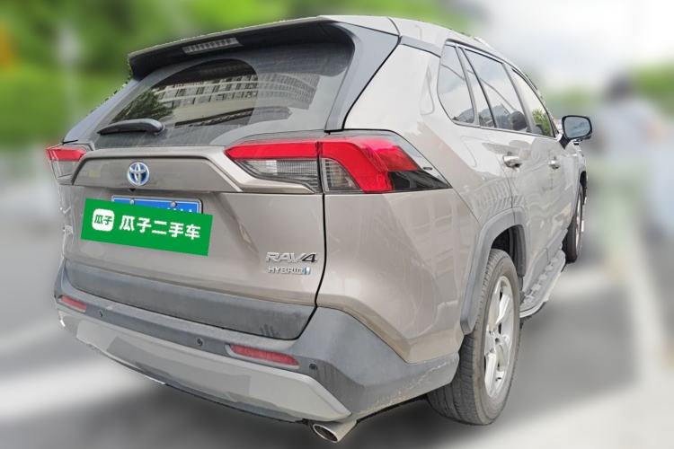 Used Toyota RAV4 2020 Dual-Engine 2.5L E-CVT Two-Wheel Drive Elite Edition Rear Right 45 Deg