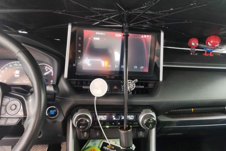 Used Toyota RAV4 2020 2.0L CVT Two-Wheel Drive Prestige Edition Audio And AC Panel