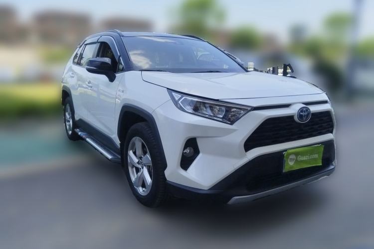 Used Toyota RAV4 2020 Dual-Engine 2.5L E-CVT Two-Wheel Drive Elite Edition Front Right 45 Deg