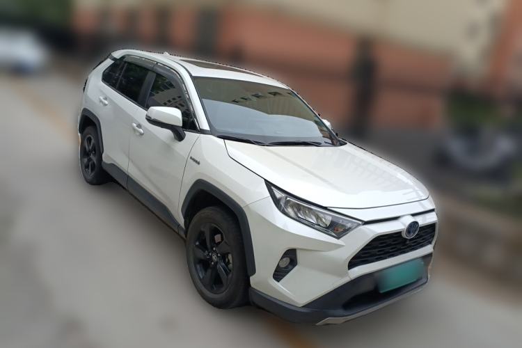Used Toyota RAV4 2020 Dual-Engine 2.5L E-CVT Four-Wheel Drive Elite Edition Front Right 45 Deg