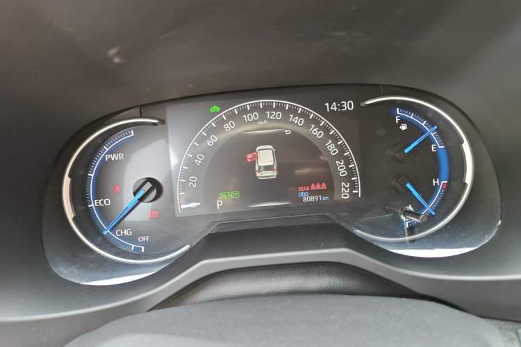 Used Toyota RAV4 2020 Dual-Engine 2.5L E-CVT Four-Wheel Drive Elite Edition Instrument Cluster