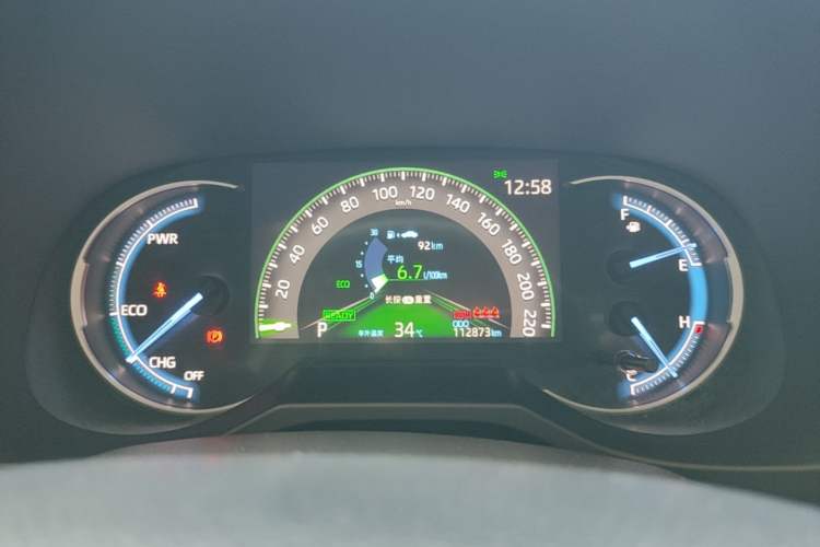 Used Toyota RAV4 2020 Dual-Engine 2.5L E-CVT Two-Wheel Drive Elite Edition Instrument Cluster