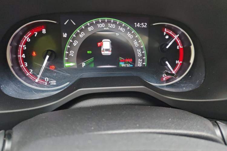 Used Toyota RAV4 2020 2.0L CVT Two-Wheel Drive Fashion Edition Odometer Close Up