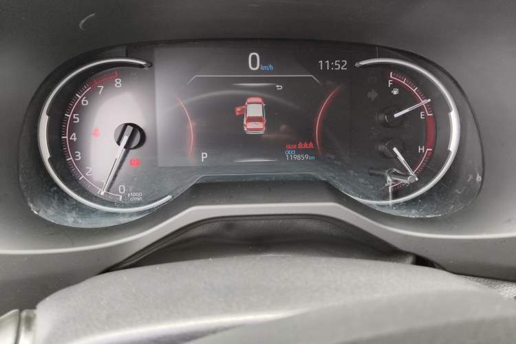 Used Toyota RAV4 2020 2.0L CVT 4x4 Trend Edition Odometer Close Up