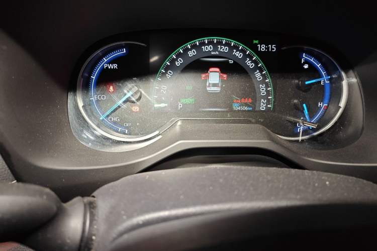 Used Toyota RAV4 2020 Dual-Motor 2.5L E-CVT Four-Wheel Drive Flagship Edition Odometer Close Up