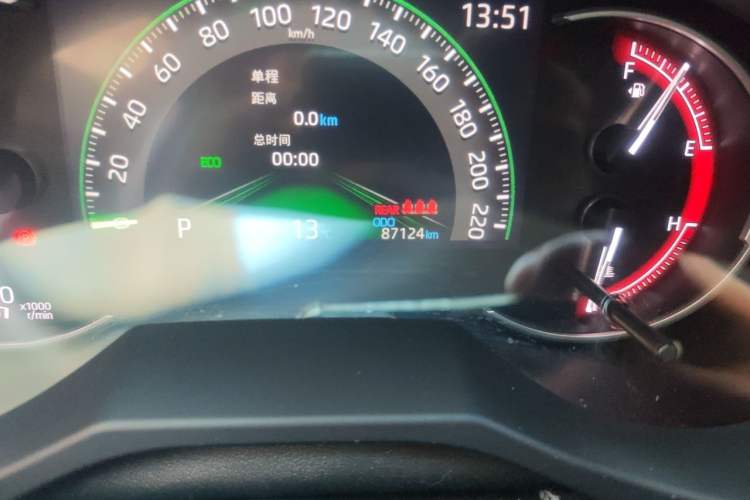 Used Toyota RAV4 2020 2.0L CVT Two-Wheel Drive Fashion Edition Odometer Close Up