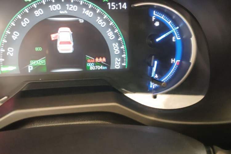 Used Toyota RAV4 2020 Dual-Motor 2.5L E-CVT Four-Wheel Drive Flagship Edition Odometer Close Up