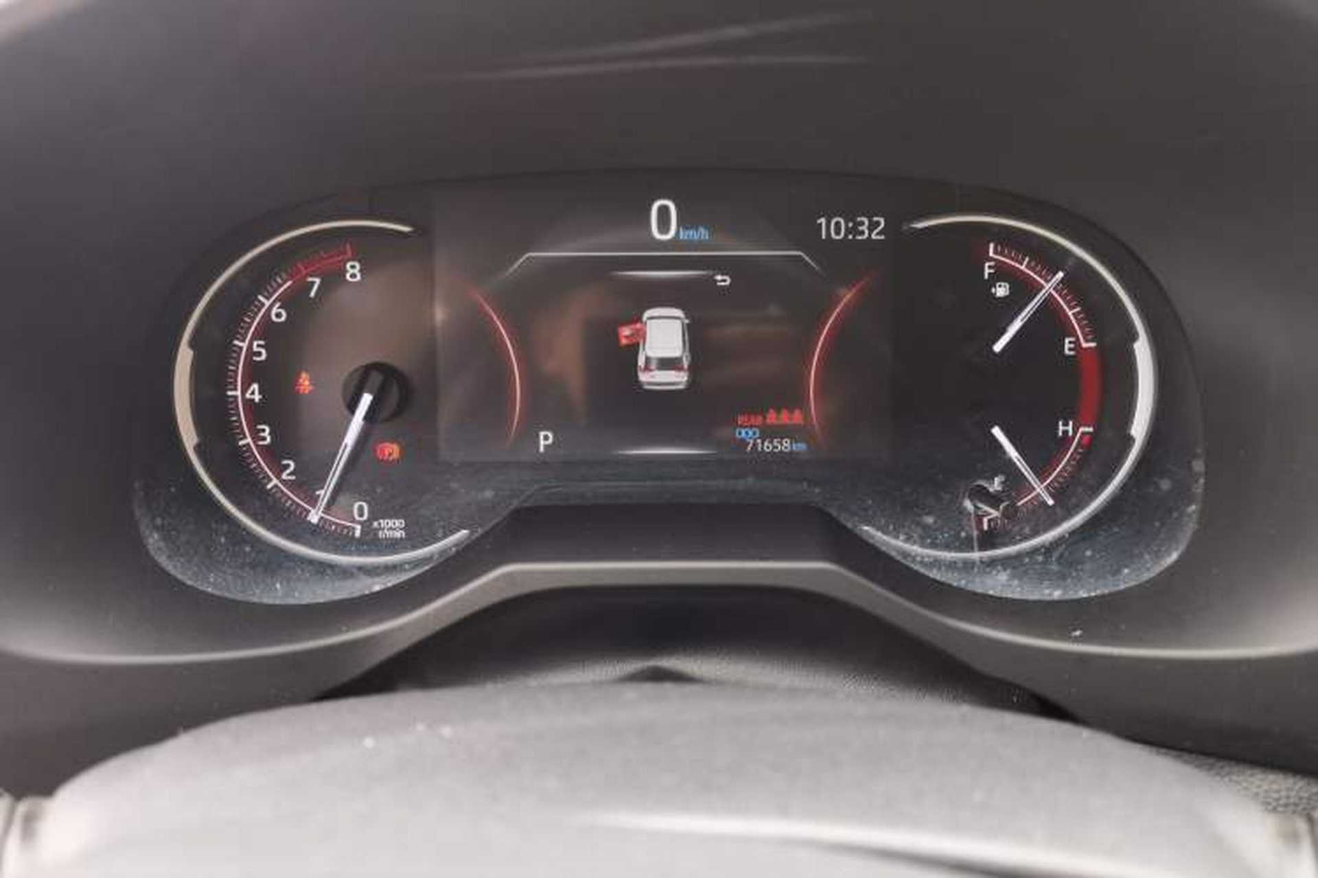 Used Toyota RAV4 2020 2.0L CVT Two-Wheel Drive Fashion Edition Odometer Close Up