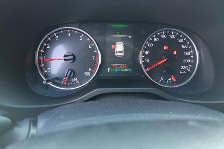 Used Toyota RAV4 2020 2.0L CVT Two-Wheel Drive Urban Edition Odometer Close Up