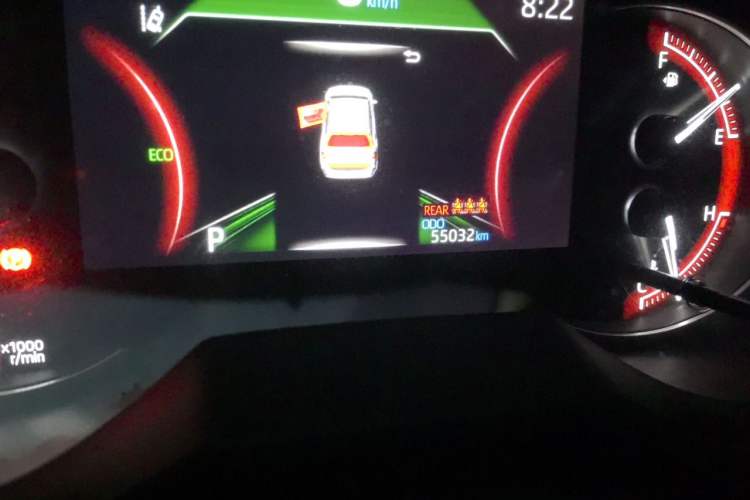 Used Toyota RAV4 2020 2.0L CVT Two-Wheel Drive Fashion PLUS Edition Odometer Close Up