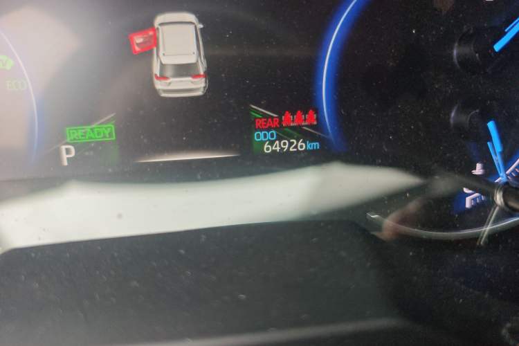 Used Toyota RAV4 2020 Dual-Engine 2.5L E-CVT Four-Wheel Drive Elite Edition Odometer Close Up