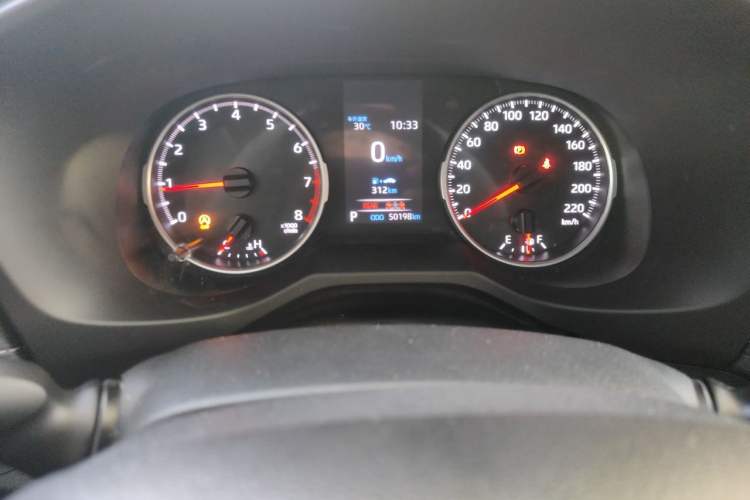 Used Toyota RAV4 2020 2.0L CVT Two-Wheel Drive Urban Edition Odometer Close Up