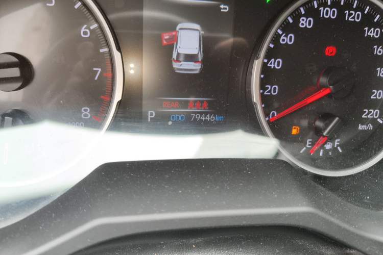 Used Toyota RAV4 2020 2.0L CVT Two-Wheel Drive Urban Edition Odometer Close Up