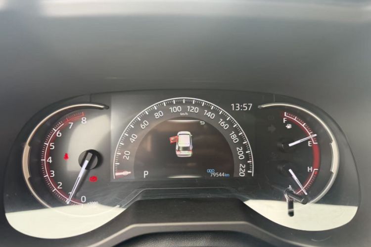 Used Toyota RAV4 2020 2.0L CVT Two-Wheel Drive Fashion PLUS Edition Odometer Close Up