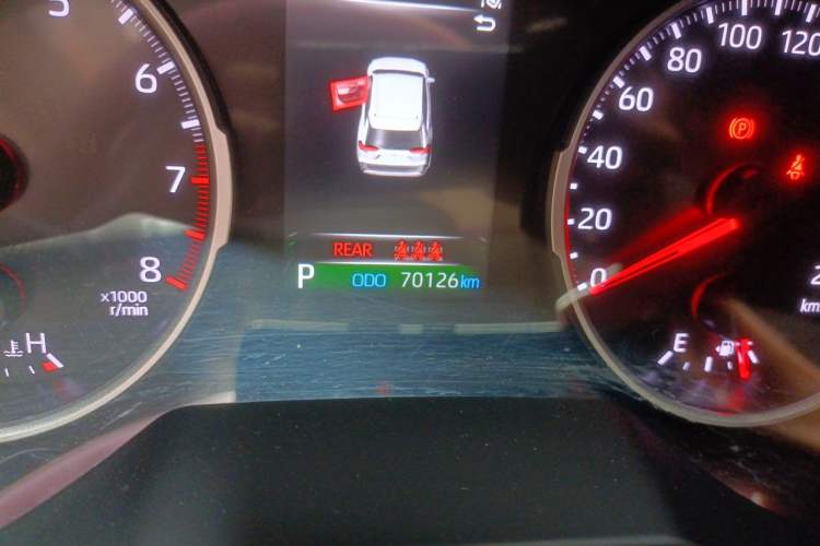 Used Toyota RAV4 2020 2.0L CVT Two-Wheel Drive Urban Edition Odometer Close Up